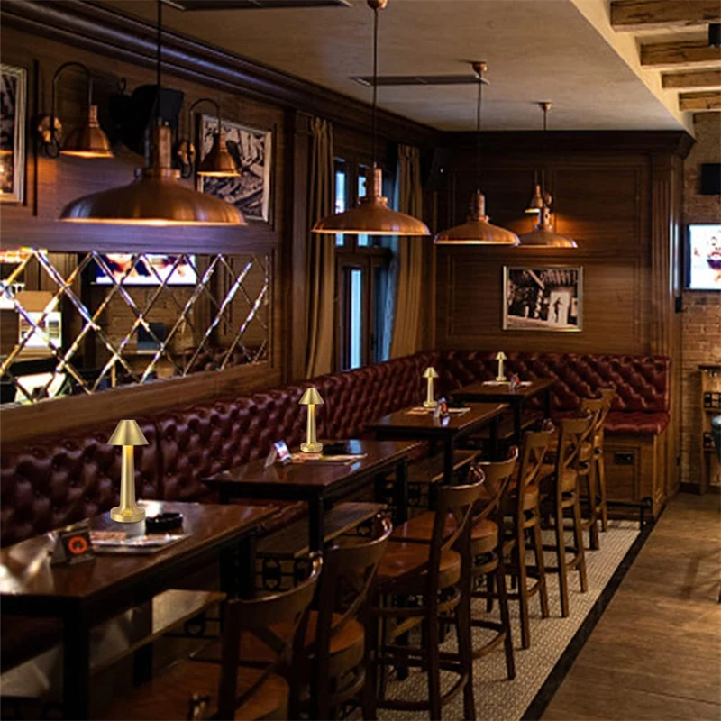 Барная настольная лампа в стиле ретро светодиодный ночсветильник с зарядкой от