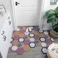 entrance doormat hexagon anti slip carpet living room bedroom kitchen mat bathroom mat hallway doormat can be cut floor carpet