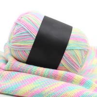 1 roll gradient color soft baby milk cotton yarn comfortable diy scarf hat sweater knittling hand crochet knitting yarn