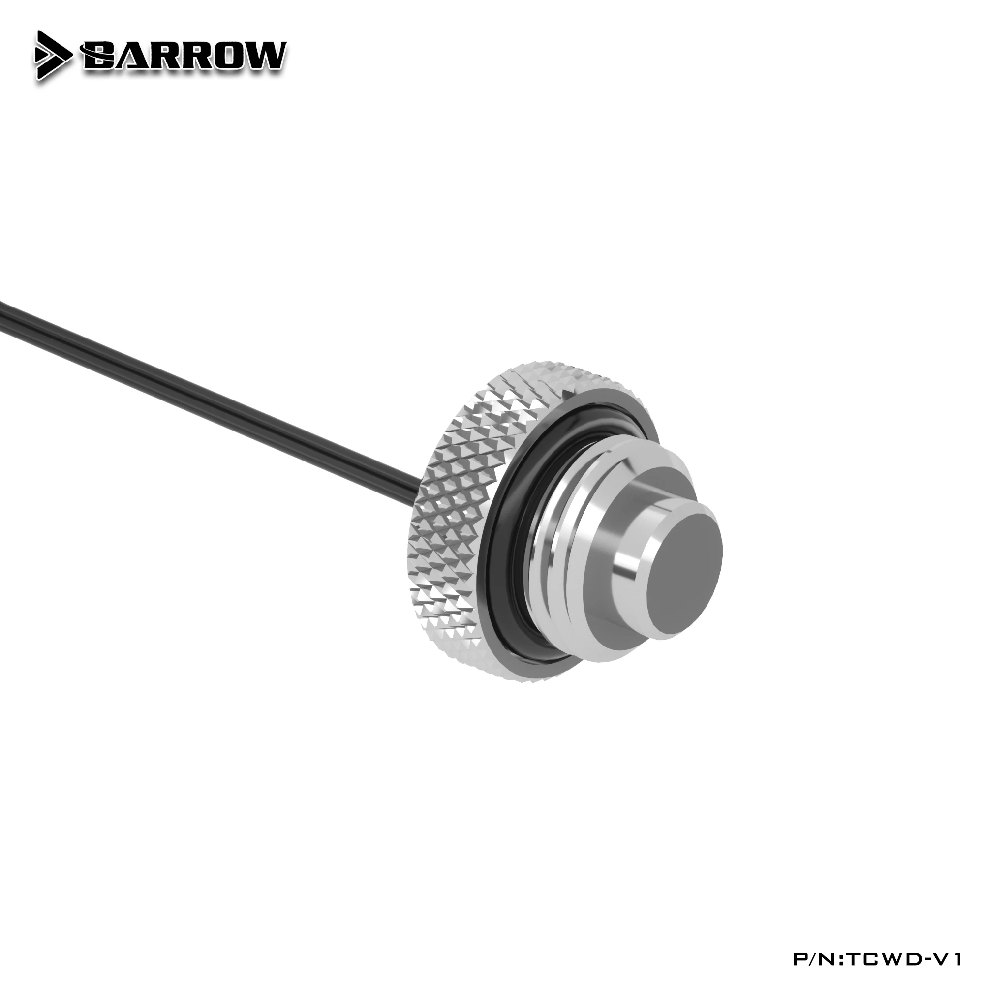 BARROW G1/4 10K черно серебристая термостойкая водяная заглушка для водяного