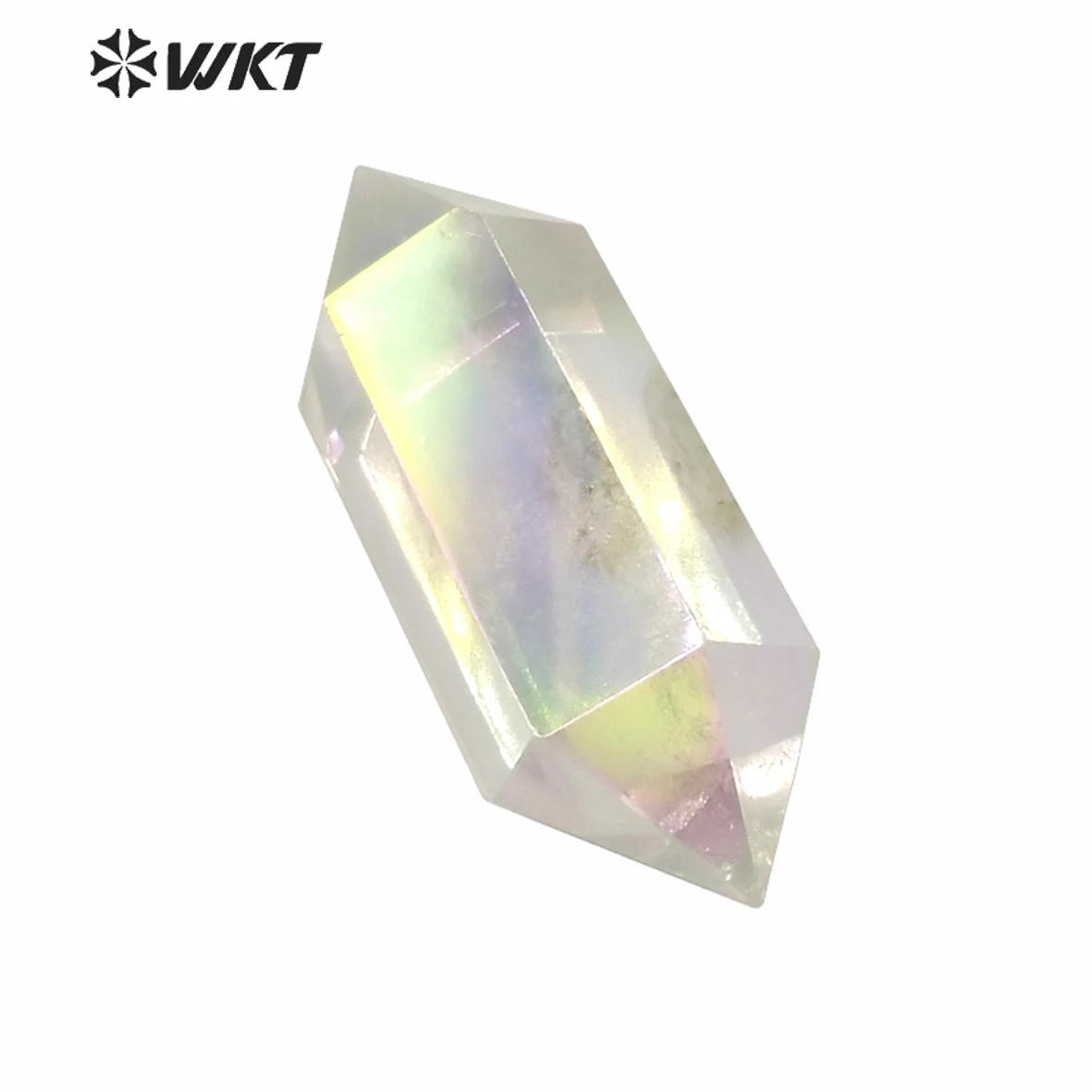 WT-G164 оптовая продажа 10 шт. камень из кристалла ангельская Аура кварцевая точка
