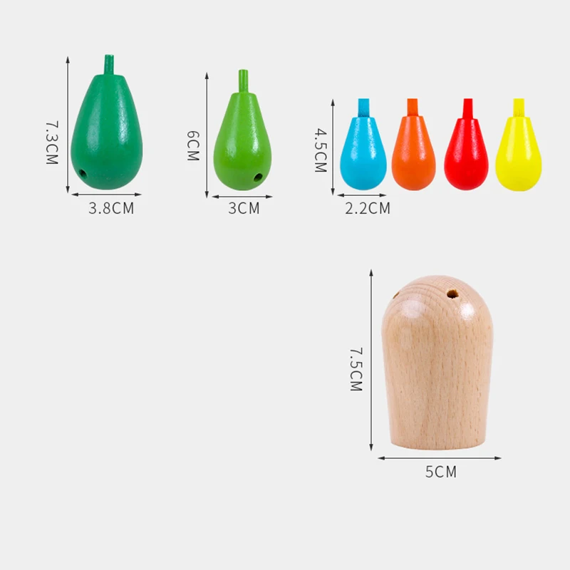 Игрушка 3D ранняя образовательная сборка снос деревянная колючая груша кактус