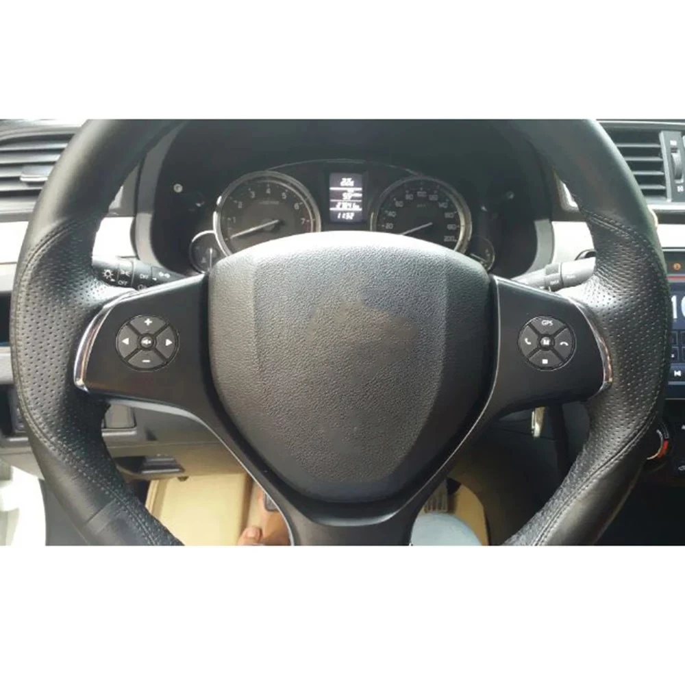 Черная Универсальная автомобильная кнопка управления на руль 4Key музыка