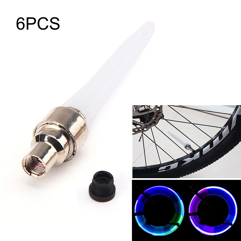 6 шт. светодиодсветильник колпачки для колес велосипеда|Клапан| |