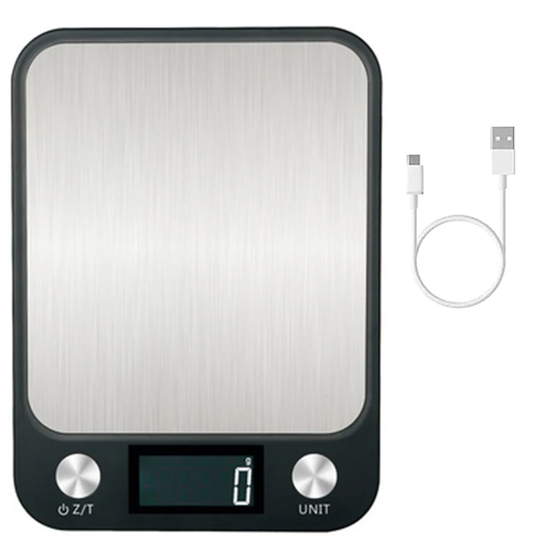 

Digital Kitchen Scale with LCD Display 7 with Tare Function, Weight in Grams and Ounces, for Cooking, Baking
