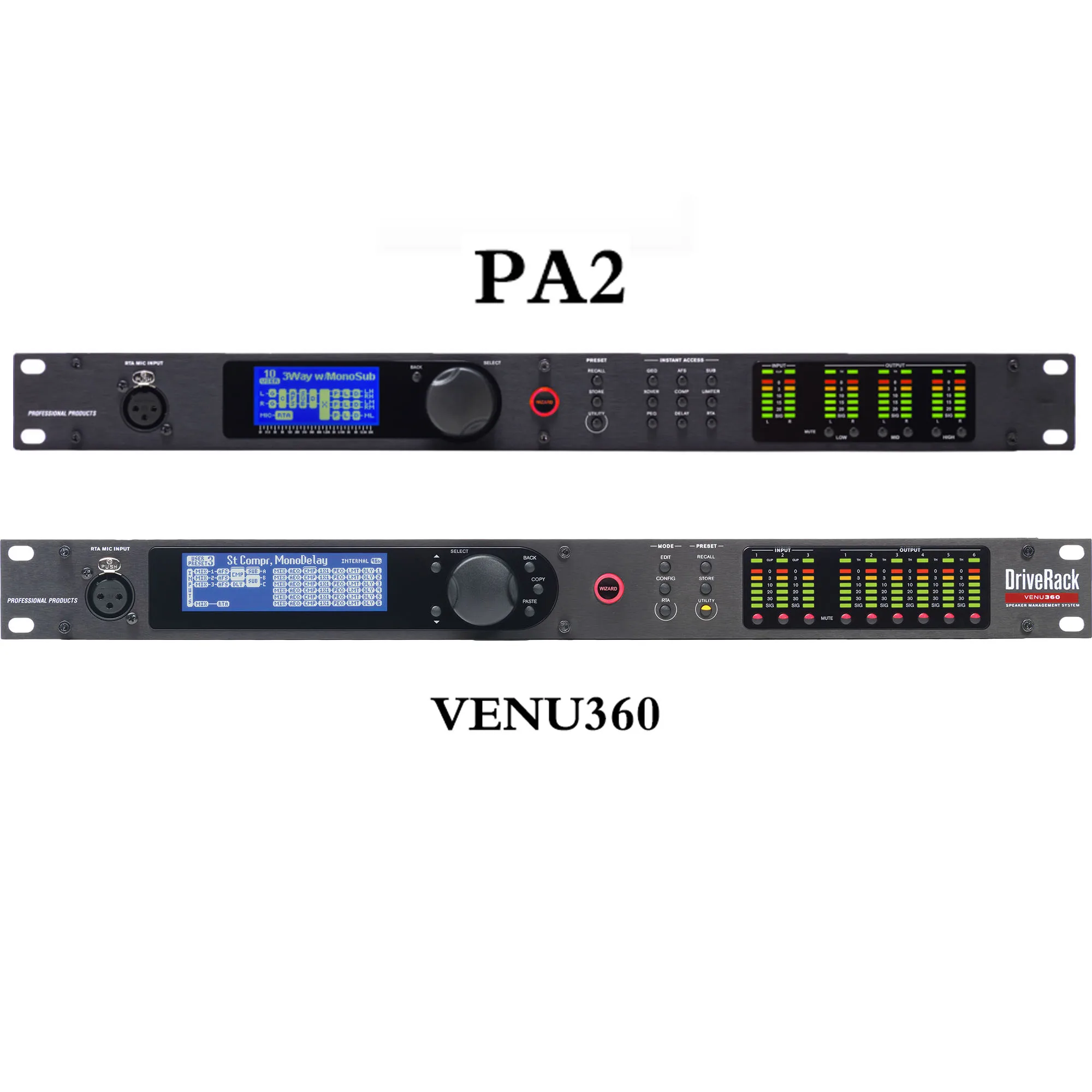 Звуковой процессор PA2/VENU360 на 2 входа и 6 выходов Оригинальное программное