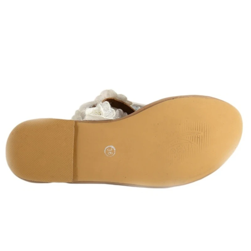 

Women Sandals Bohemia Style Summer Shoes For Women Flat Sandals Beach Shoes 2020 Flowers Flip Flops Plus Size Chaussures Femme
