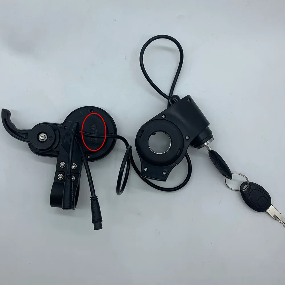 Дисплей QS-S4 с регулятором на палец + кабель зажигания ключа и фары (для