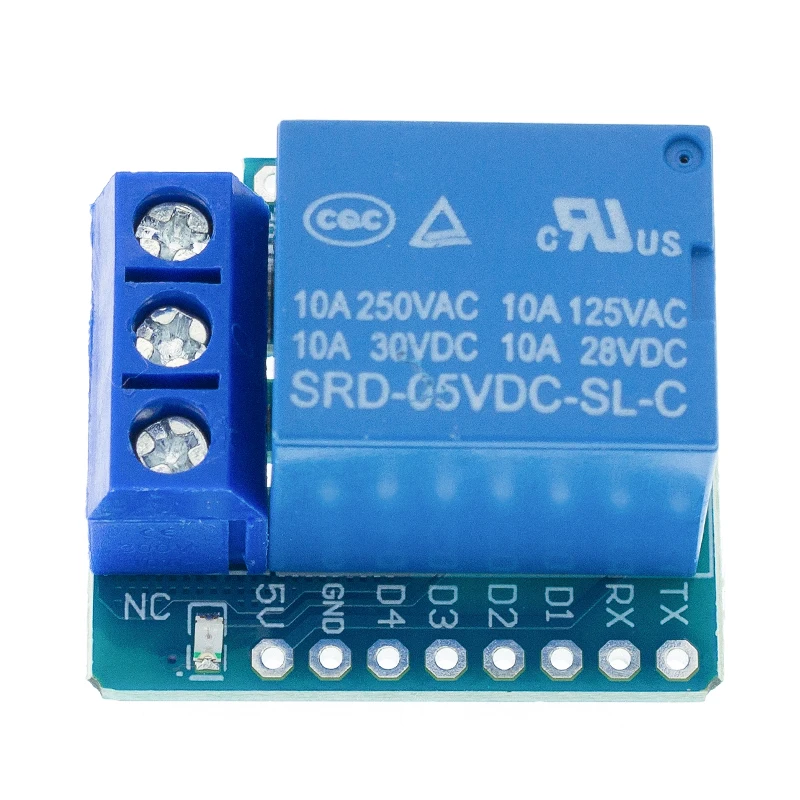 Новый 1-канальный релейный щит V2 версия 2 для WEMOS D1 mini ESP8266 модуль Wi-Fi | Электронные