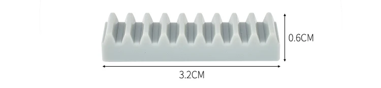 

10/20/50pcs/lot Kennie Building Blocks moc Parts moc 10 tooth rack moc Connector Compatible With 1x4 rack NO.3743