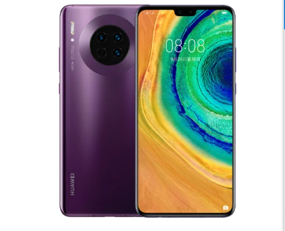 Смартфон huawei mate 30, Android 10,0, Kirin 990, четыре ядра, 8 ГБ ОЗУ, 128 Гб ПЗУ, 6,62 дюйма, МП, 40 Вт, супер зарядное устройство