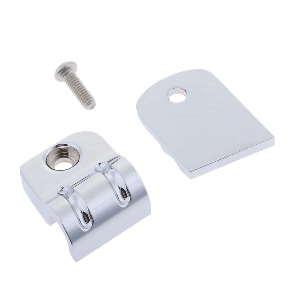 

CNC Brake Clutch Cable Wire Clamp Clip 1'' 25mm For Motorcycle - Silver