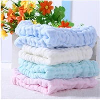 20pcslot 6 layers feeding wipe towels cotton handkerchief baby face fold square newborn washing