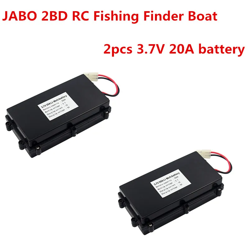 Бесплатная доставка Высокое качество JABO 2BD RC рыболокатор лодка батарея запасные