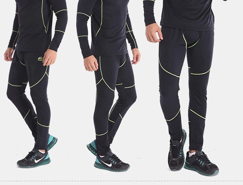 Новое поступление 2019 мужское зимнее термобелье комплекты компрессионного