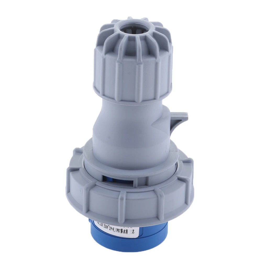 

Marine Electrical Plug 16A/220-250V 3pin Male Locking Shore Power Connector