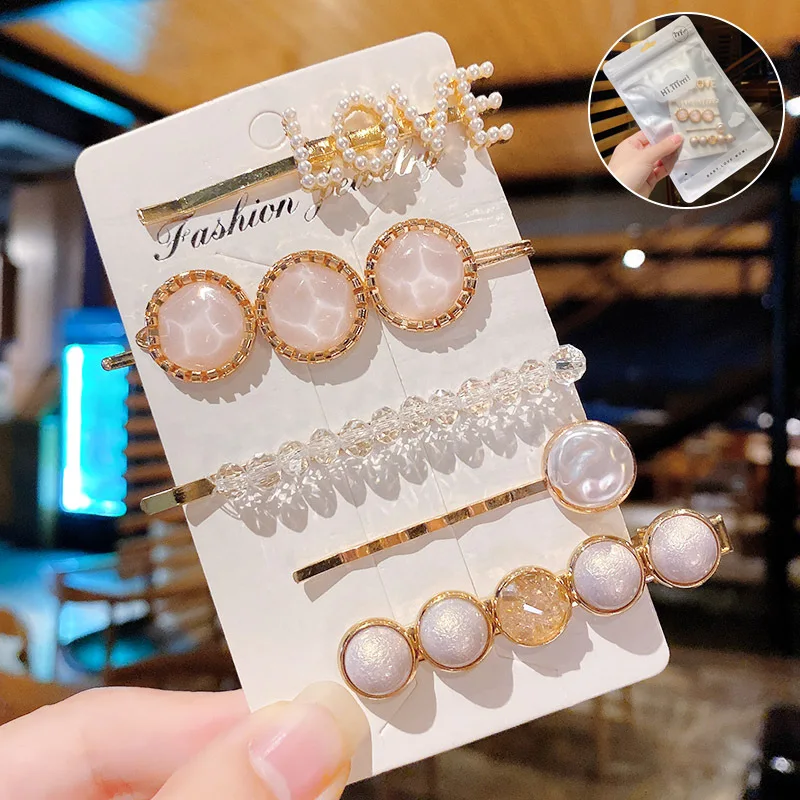 3/5/7pcs Cute Flower Princess Hairpin Kids Girls Hair Clips Bows Barrette Accessories for Children Hairclip Headdress Hairgrips |