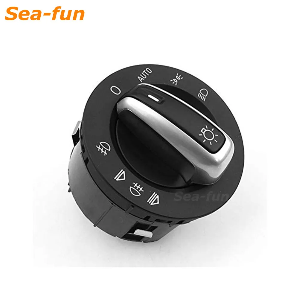 

Хром головной светильник переключатель Управление туман светильник переключатель Управление для Audi A6 S6 C6 RS6 Allroad для Q7 4FD941531A 4F1941531E