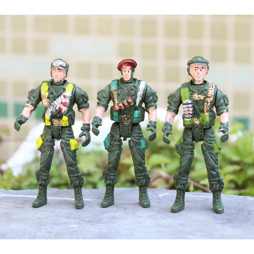 

15 Pieces Plastic Army Playset Military Set Toy 9cm Special Force Action Figure Army Soldiers Figures Kids Toys