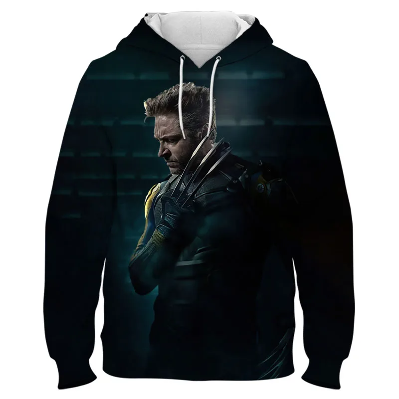 

X-Men Wolverine Logan Spring Autumn Hoodie Men's And Women's Children's 3D Printing Creative Versatile Fashion Cool Sweatshirt