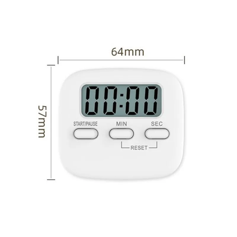 

LCD Digital Screen Kitchen Timer Magnetic Cooking Countdown Alarm Sleep Stopwatch Temporizador Clock Home Multifunctional Tools