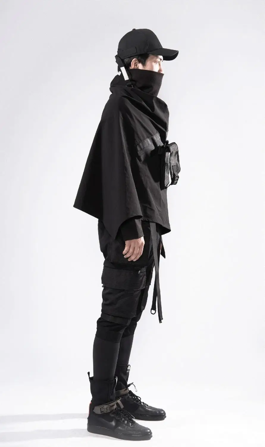 PT cape 1 пончо techwear ninjagear darkwear outdoor теквир|Плащи и тренчи| |