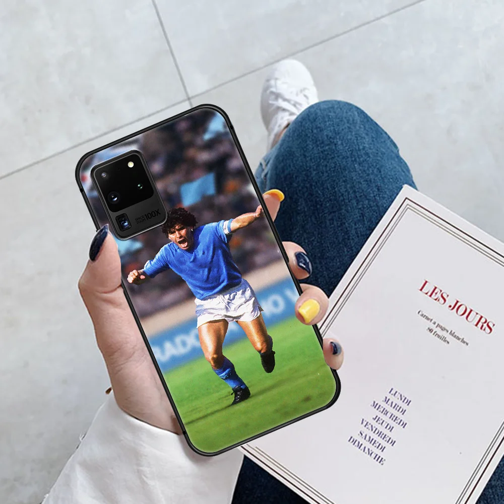 

Maradona Argentina Football Phone Case Cover Hull For Samsung Galaxy S 6 7 8 9 10 e 20 Edge Uitra Note 8 9 10 Plus black Hoesjes