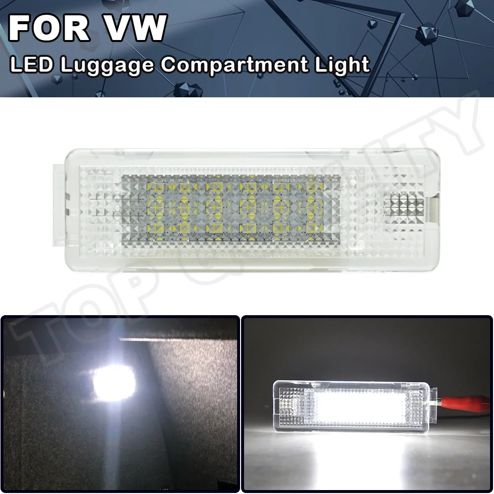 

12V LED Luggage Compartment Trunk Boot Light for VW Caddy Eos Golf 7 Jetta Passat CC Scirocco Sharan Tiguan Touran Touareg T5