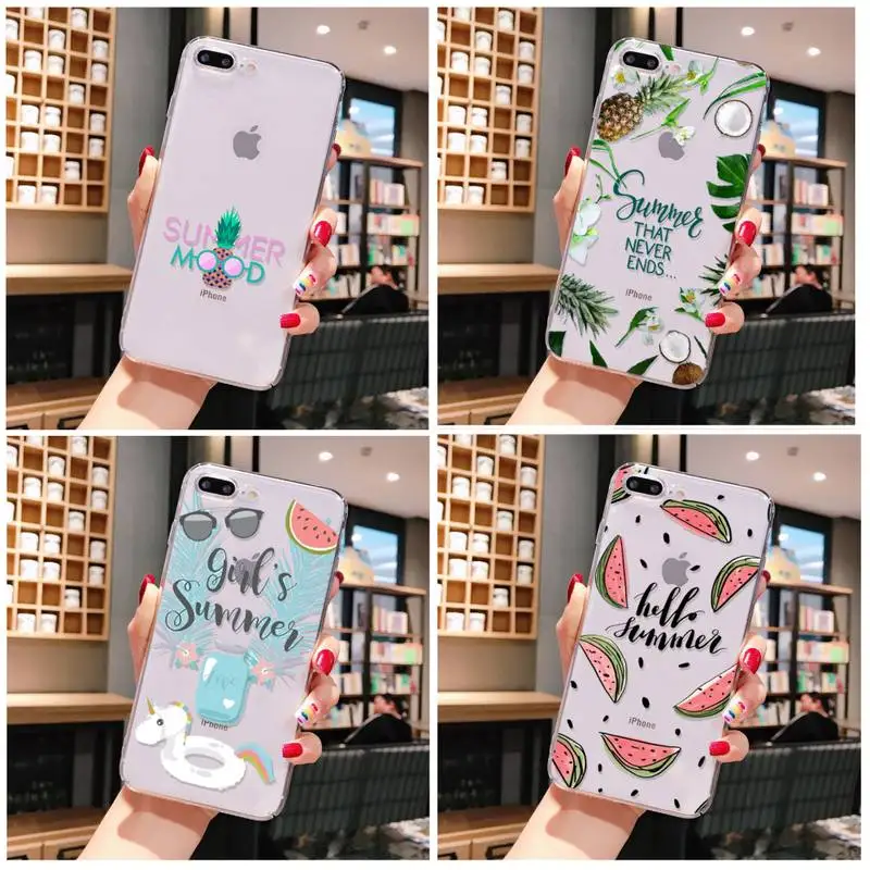 Hello cool Летний чехол для телефона iPhone X XS MAX 6 6s 7 7plus 8 8Plus 5 5S SE 2020 XR 11 11pro max|Бамперы| |