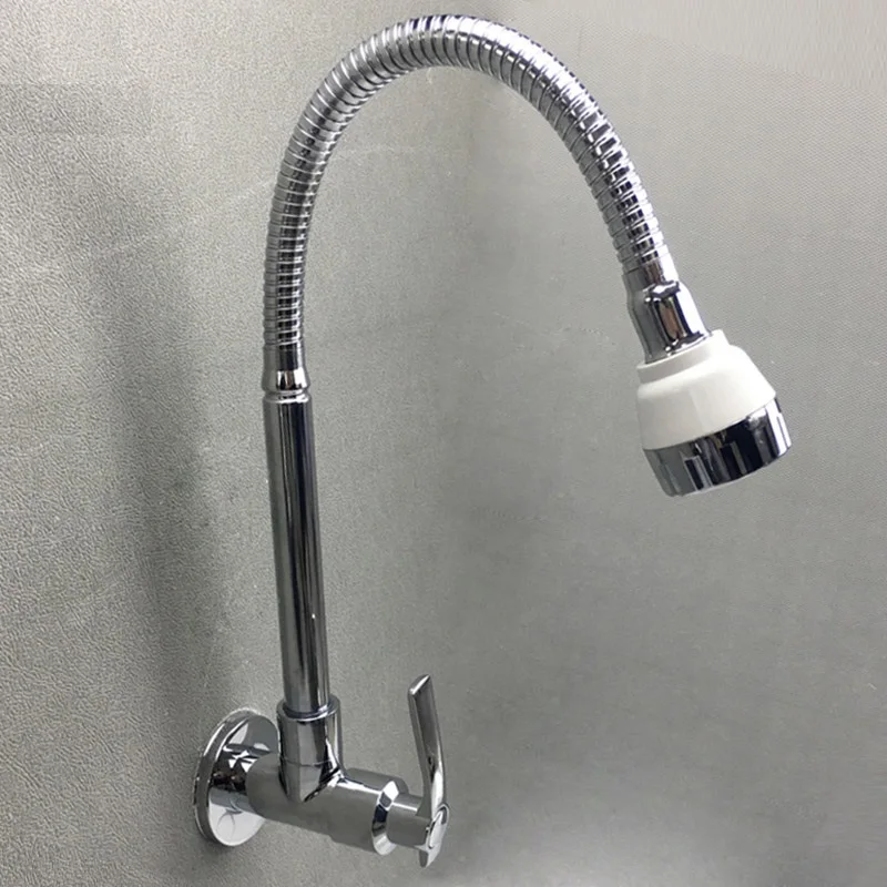 MTTUZK латунный настенный универсальный кухонный смеситель для воды один кран