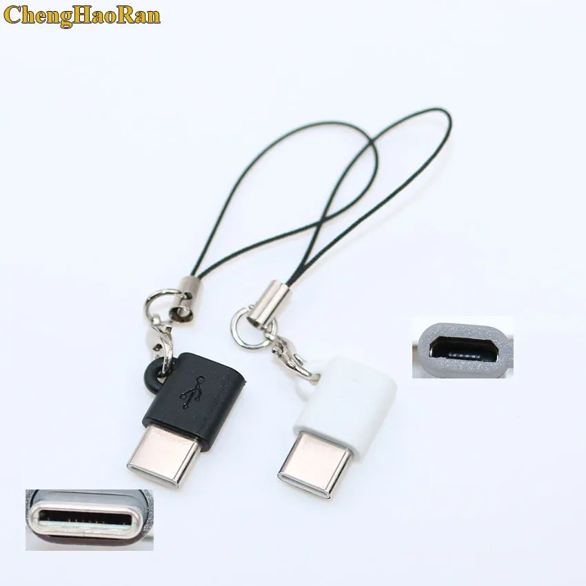 

1pcs For Xiaomi Micro usb female to Type C male cable Converter Connector Micro USB Type-C Adapter Support OTG Short body