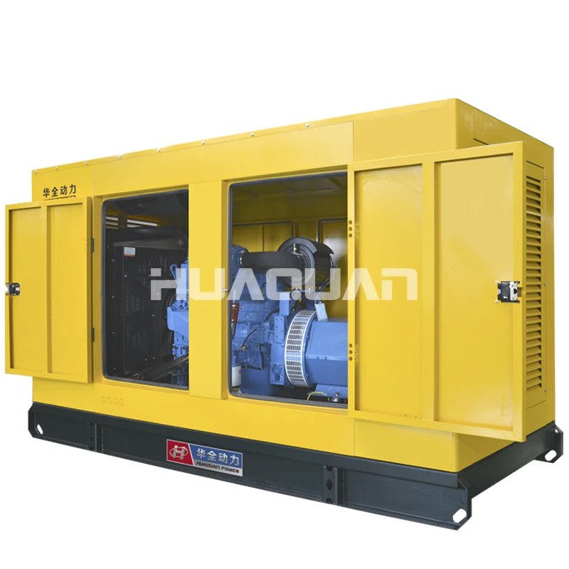 Высокая производительность 200kw 250kva всепогодный дизельный генератор с навесом