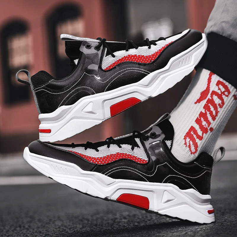 

Fashion Man Sneakers Chaussure Homme Hot 2020 Men Shoes Krasovki Brand Men's Casual Shoes Lace-up Outdoor Sport Footwears
