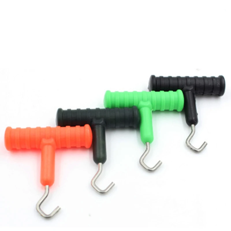Fish Knot Puller Tightener Carp Terminal Tackle For Hair Rig Method Feeder T-Handle Making Rig Tool Fishing Tackle Accessories
