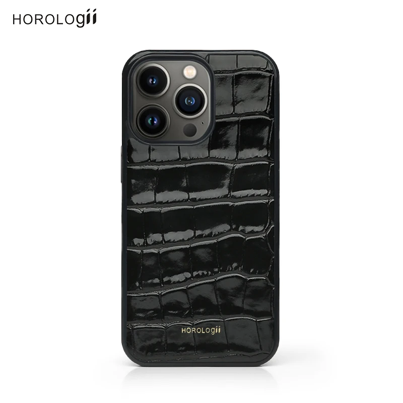 Фото Чехол для Iphone 11, 12, 13, X, Xr, Max, Pro, из натуральной кожи с тиснением под крокодиловую кожу №2