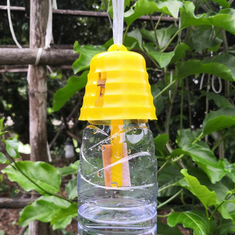 

Fruit Fly Trap Killer Plastic Geel Drosophila Val Fly Catcher Pest Insect Control Voor Home Boerderij Boomgaard