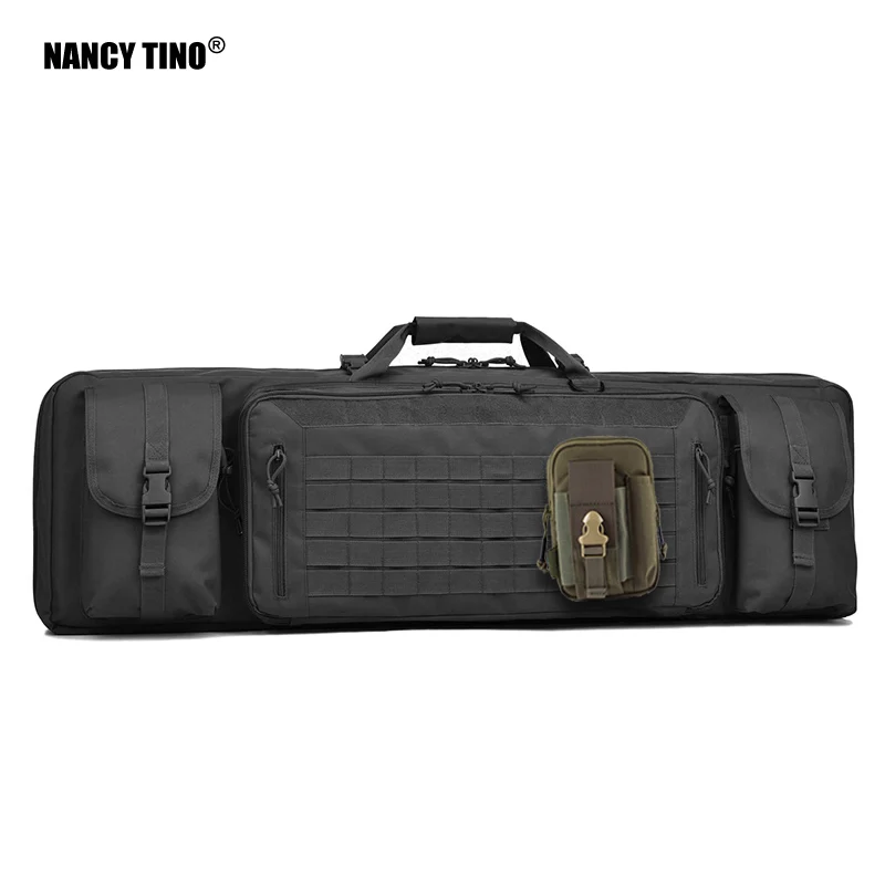 

36" 42" 46" Tactical Rifle Backpack Pistol Soft Firearm Transportation Carbine Case Waist Bag Hunting Accessories Gun Case Black