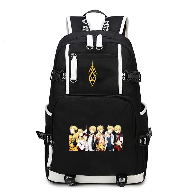 

Japan anime Fate grand order Backpack Cosplay Canvas men women Bag Schoolbag Travel Bags Student Both Shoulders Package
