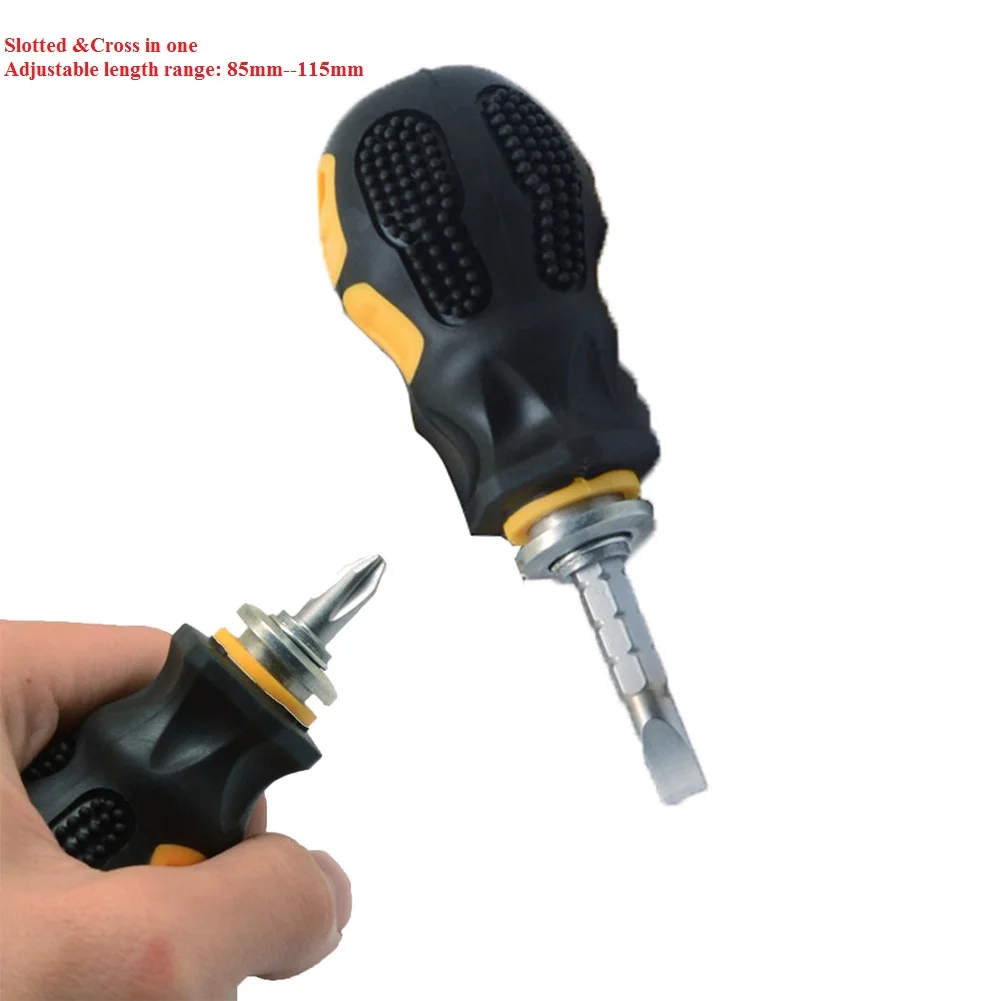 

Flat Slotted&Cross head Screwdriver Double head Chrome Vanadium Steel 85mm-115mm