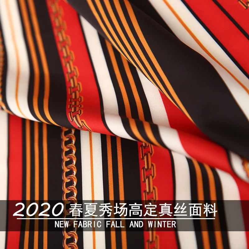 Весна лето 2020 19 мм шелковая тянущаяся атласная цепочка с улучшенным цифровым