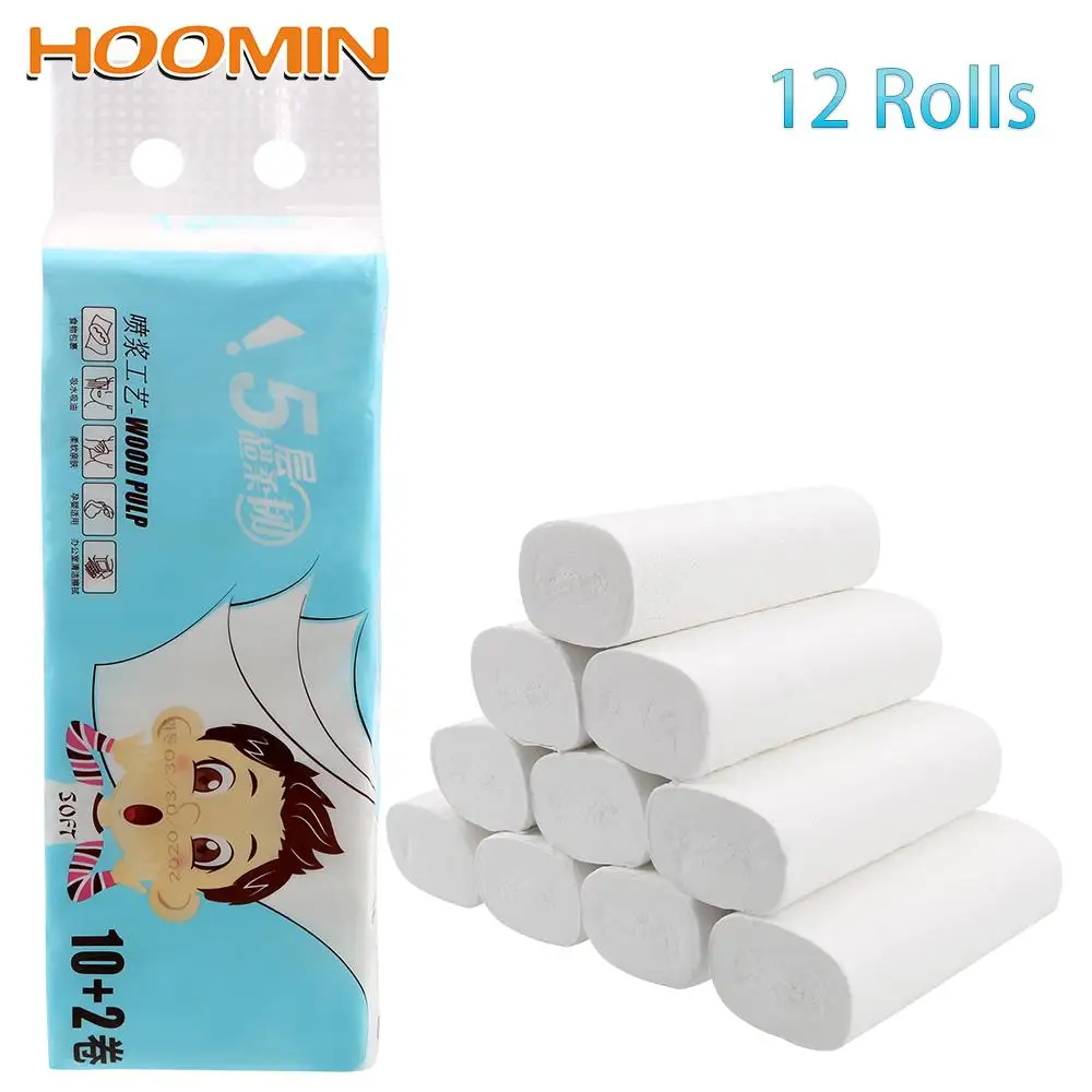 

Рулон туалетной бумаги, 12 рулонов, 5 слоев