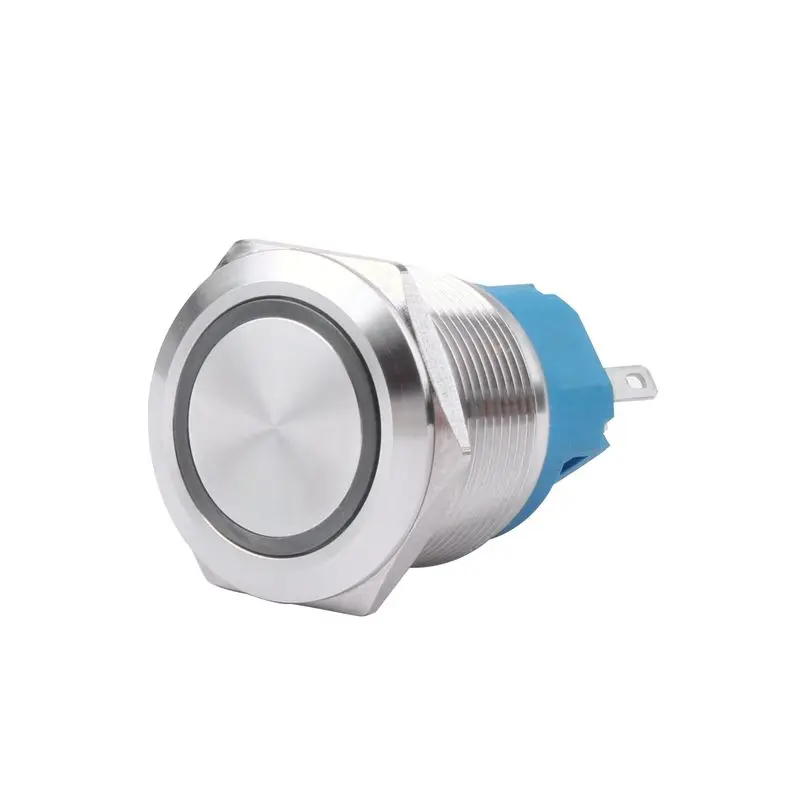 

16mm 110V circular self-locking button, 100PCS