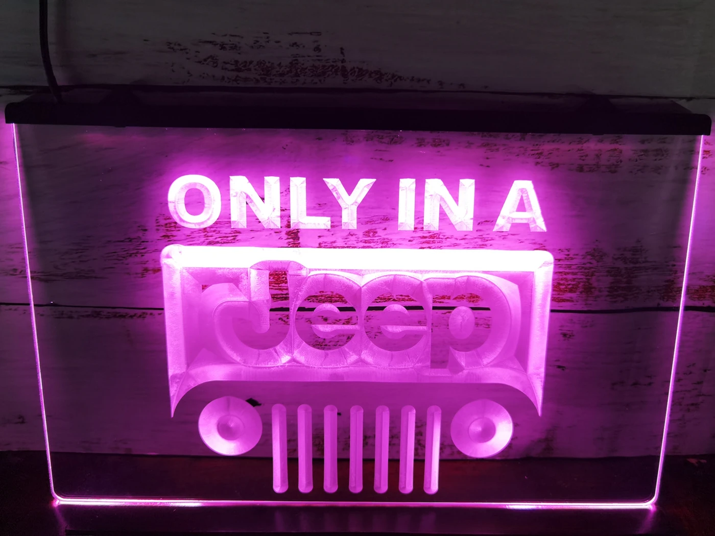 D134 Only In A Jeep Led Neon Light Sign | Дом и сад