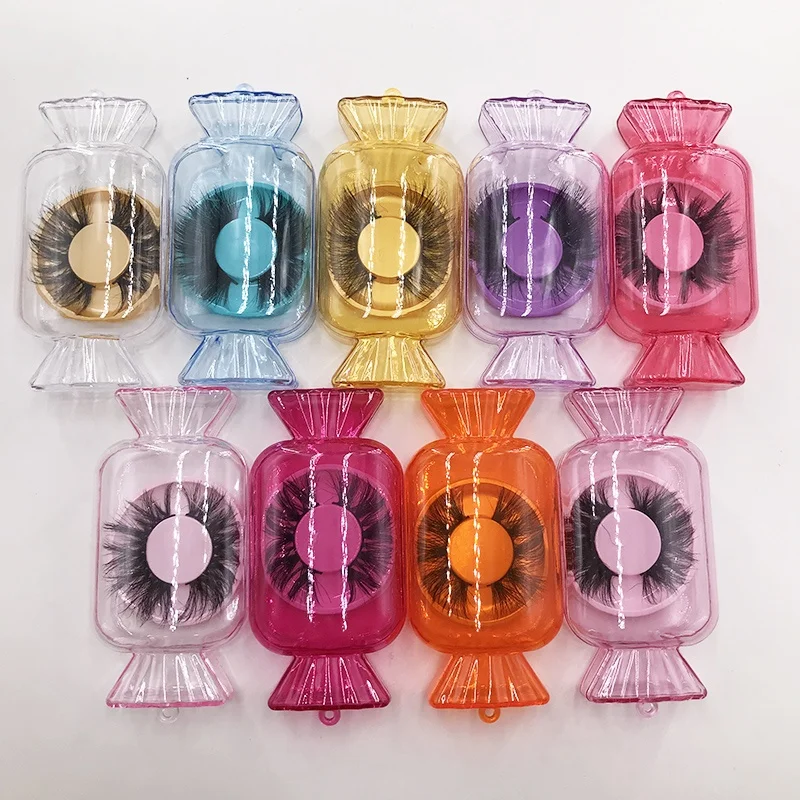 

FDshine candy boxes without lashes for dramatic long eyelashes empty boxes