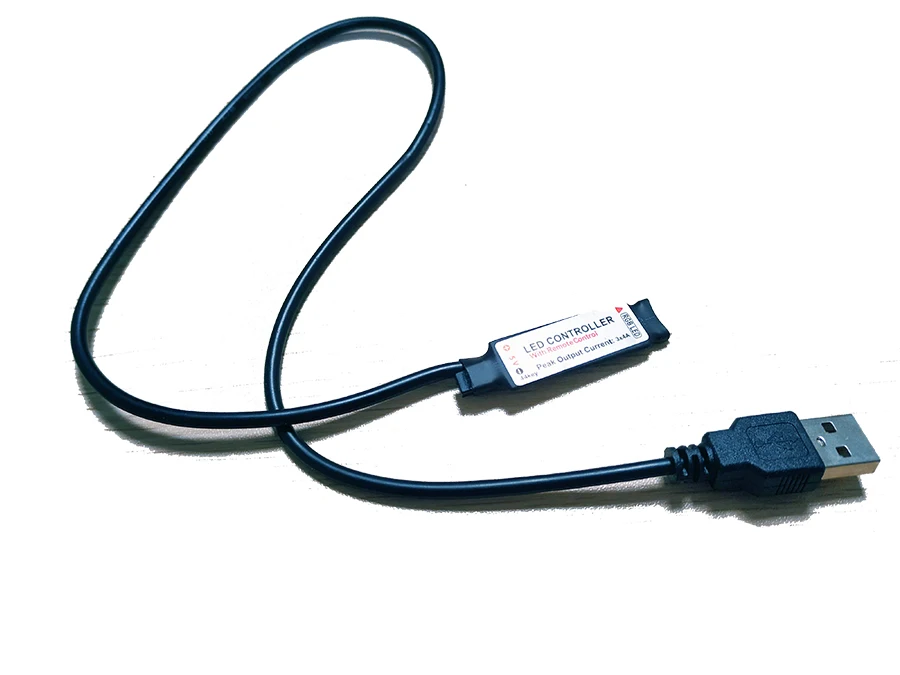 4 Pin коробка передач с Светодиодные ленты с источником питания от USB 5 В, Управление; с 44 кнопки ИК-пульт дистанционного управления Управление для антивозрастным свойствам и ТВ Подсветка