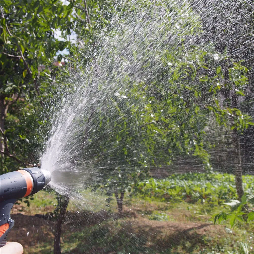 

Spray Lawn Watering Multi-function Car Wash High PressureGarden Hose Nozzle Spray Water Nozzle With Adjustable Watering Patterns