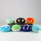 Брелок Genshin Impact, аниме-брелок для ключей, гидро-слайм, Крио-слайм, гео-слайм, электро-слайм, милый мультяшный подарок