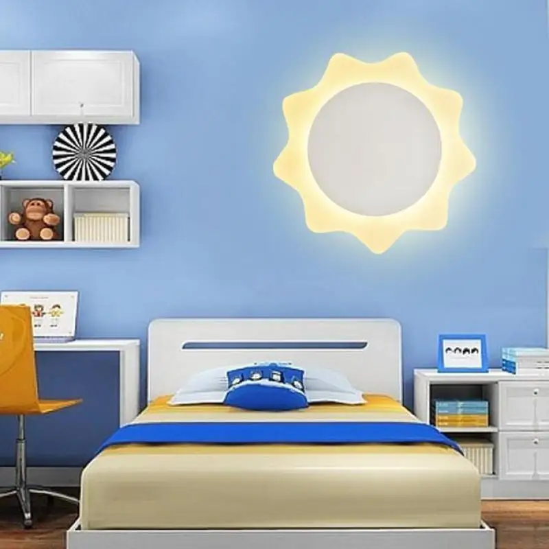 1 шт. Подсолнух Светодиодная лента настенное бра офисное освещение современные 8