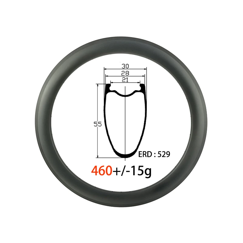 700C ультралегкий полностью дорожный гравийный клинчер бескамерный 55 мм Глубокий