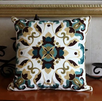 

Декоративные подушки YOMDID 45х45 см хлопковые с вышивкой